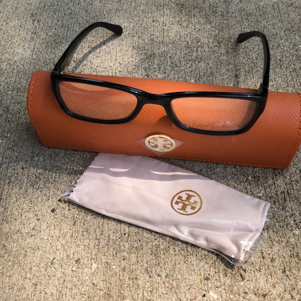 Tory Burch Black & Silver Square frames